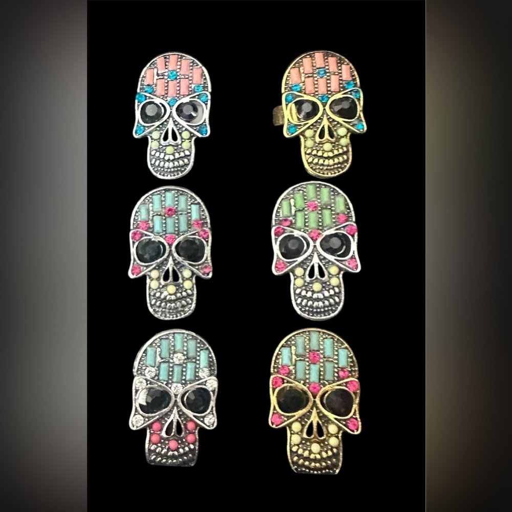 Colorful Skull Ring